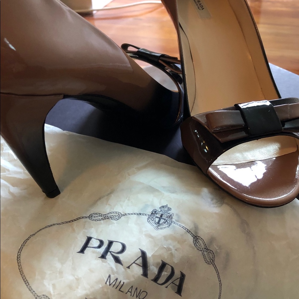 Prada ombre open shoe
